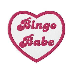 Bingo Babe Embroidered Patch