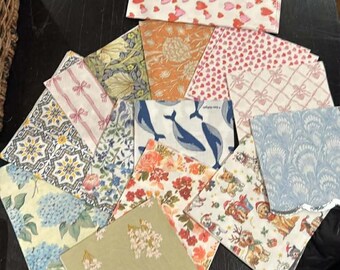 Assorted Decoupage Napkins | Set of 50 | Paper Napkins for Crafts, DIY, Collage, and Journaling