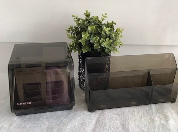 Vintage Desk Organizer Set Etsy