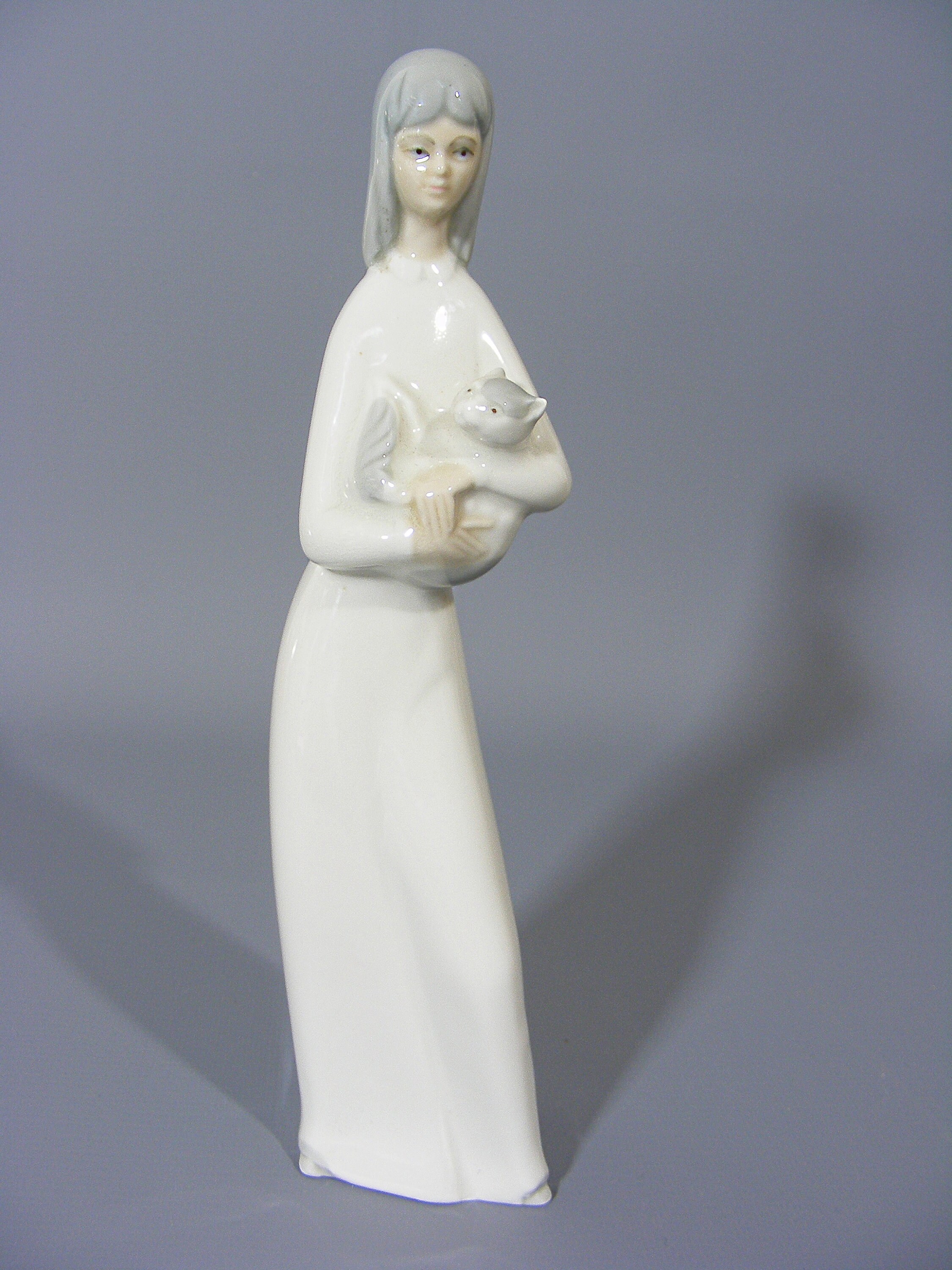 Spanish Porcelain Lladro Style Figurine Miquel Requena Girl - Etsy UK