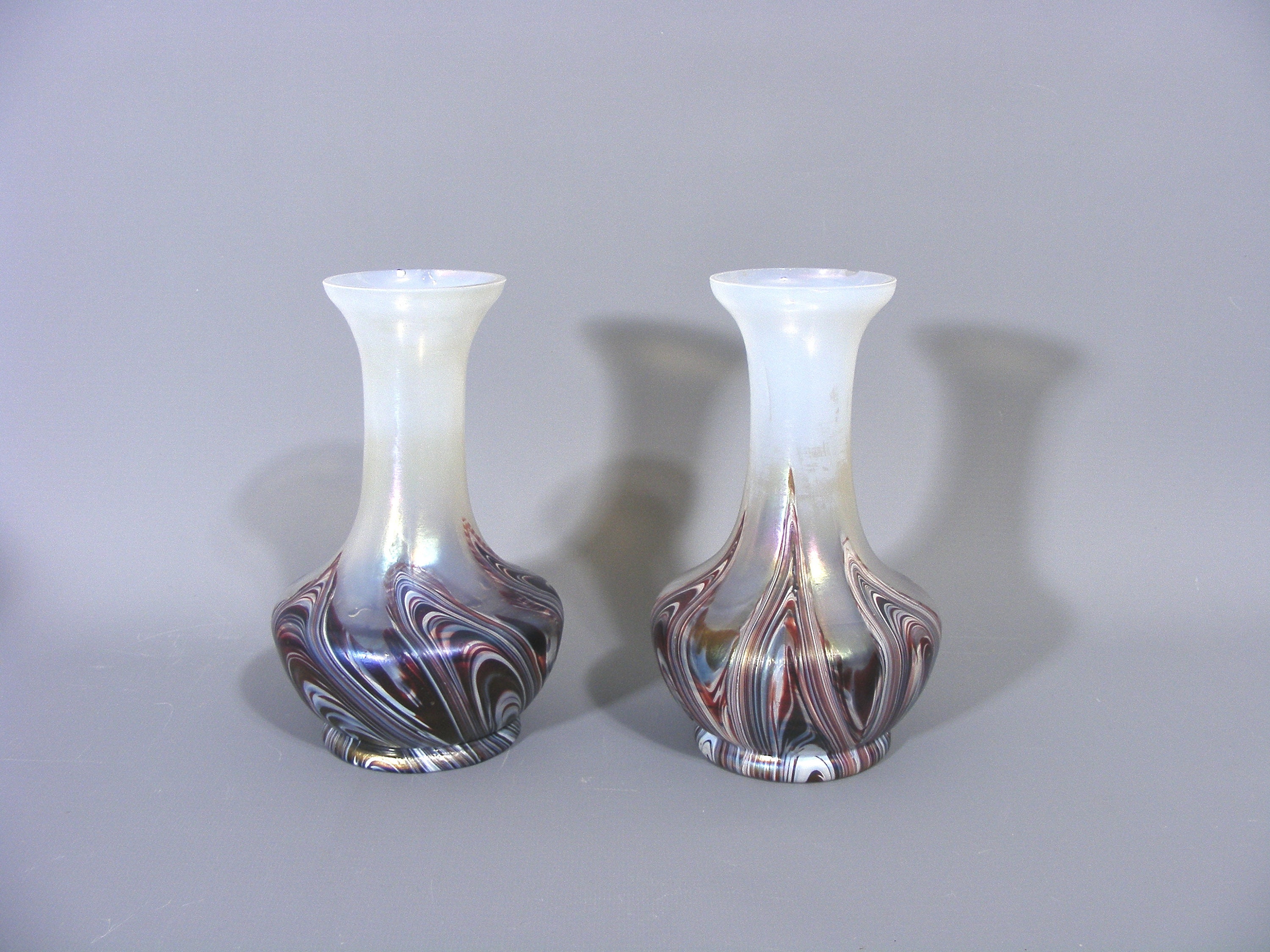 Wilhelm Kralik Sohn Glass Vases Iridescent Glass Vases Art Etsy UK