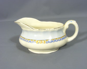 vintage Grindley Sauce Boat Jug, vintage China Jug, Art Deco Gravy Jug, Cruche en céramique, Saucière, Frais de port gratuits au Royaume-Uni