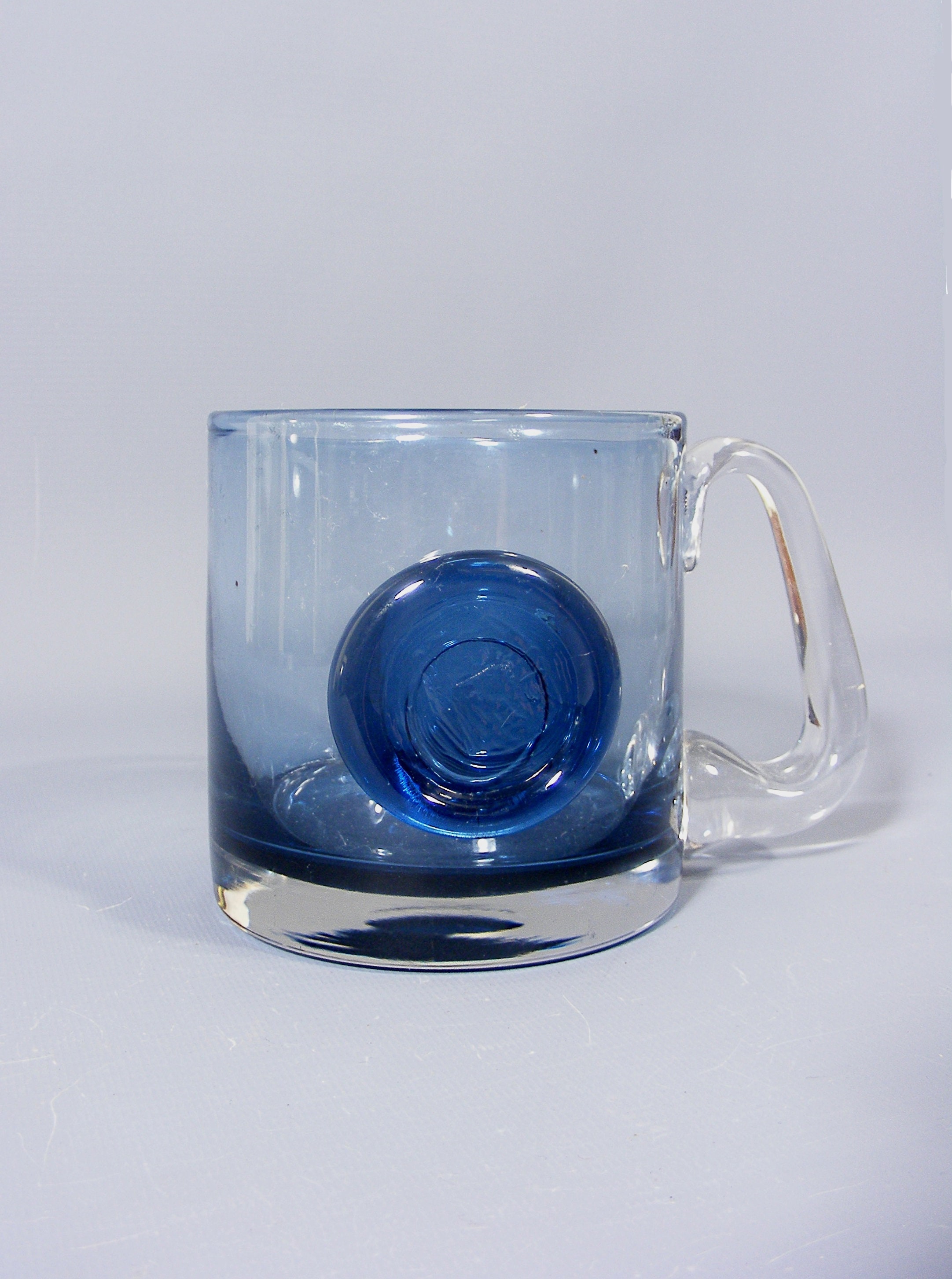 Vintage Wedgwood Blue Glass Tankard Mug Wedgwood Glass Mug Etsy UK