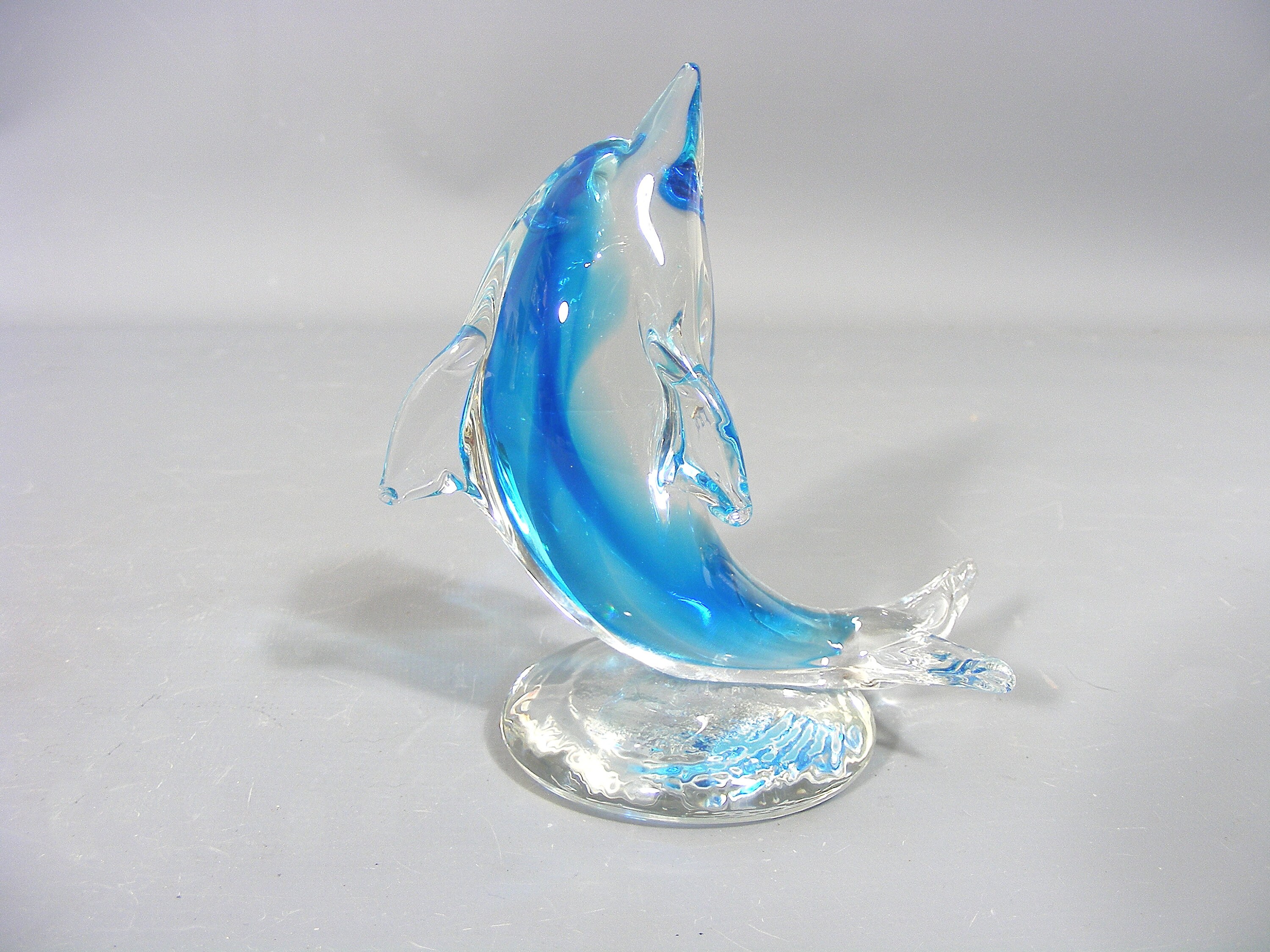 Murano dolphin glass Clearance