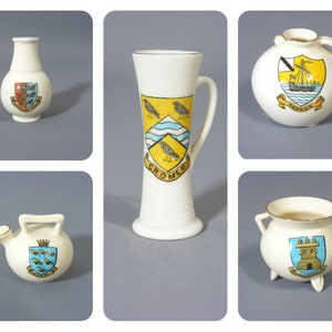 W H Goss Crested Ware, Vintage Crested China, Crested China, Crested Ceramic, Heraldic China, Goss China, Free UK Postage image 3