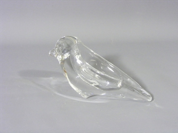 French Art Vannes Lead Crystal Glass Bird, Bird Figure, French Art Glass  Bird Ornament, Crystal Bird Figure, French Glass Bird, Free UK Post -   Canada