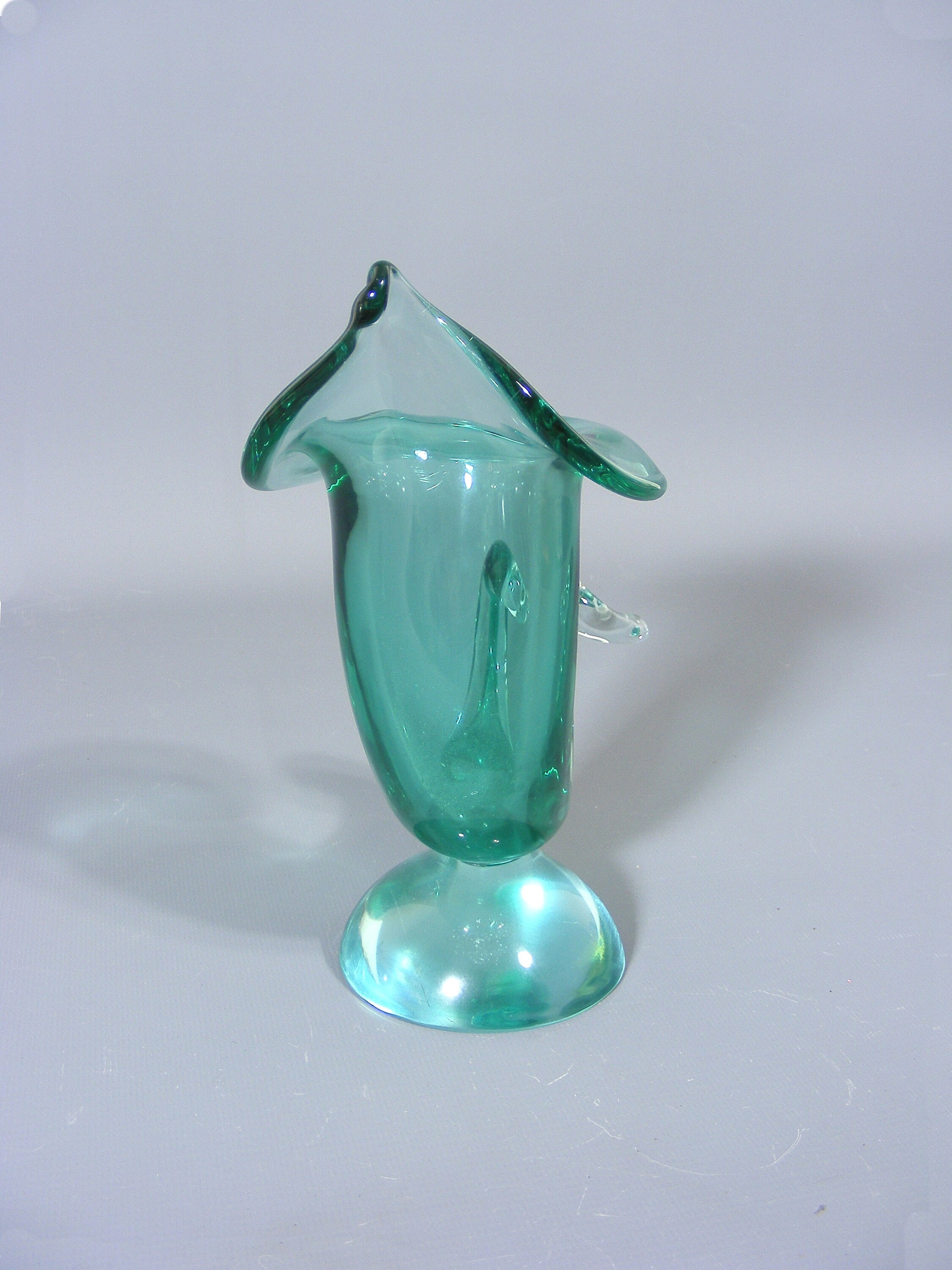 Murano Glass Cornucopia Vase Art Glass Vase Archimede Etsy