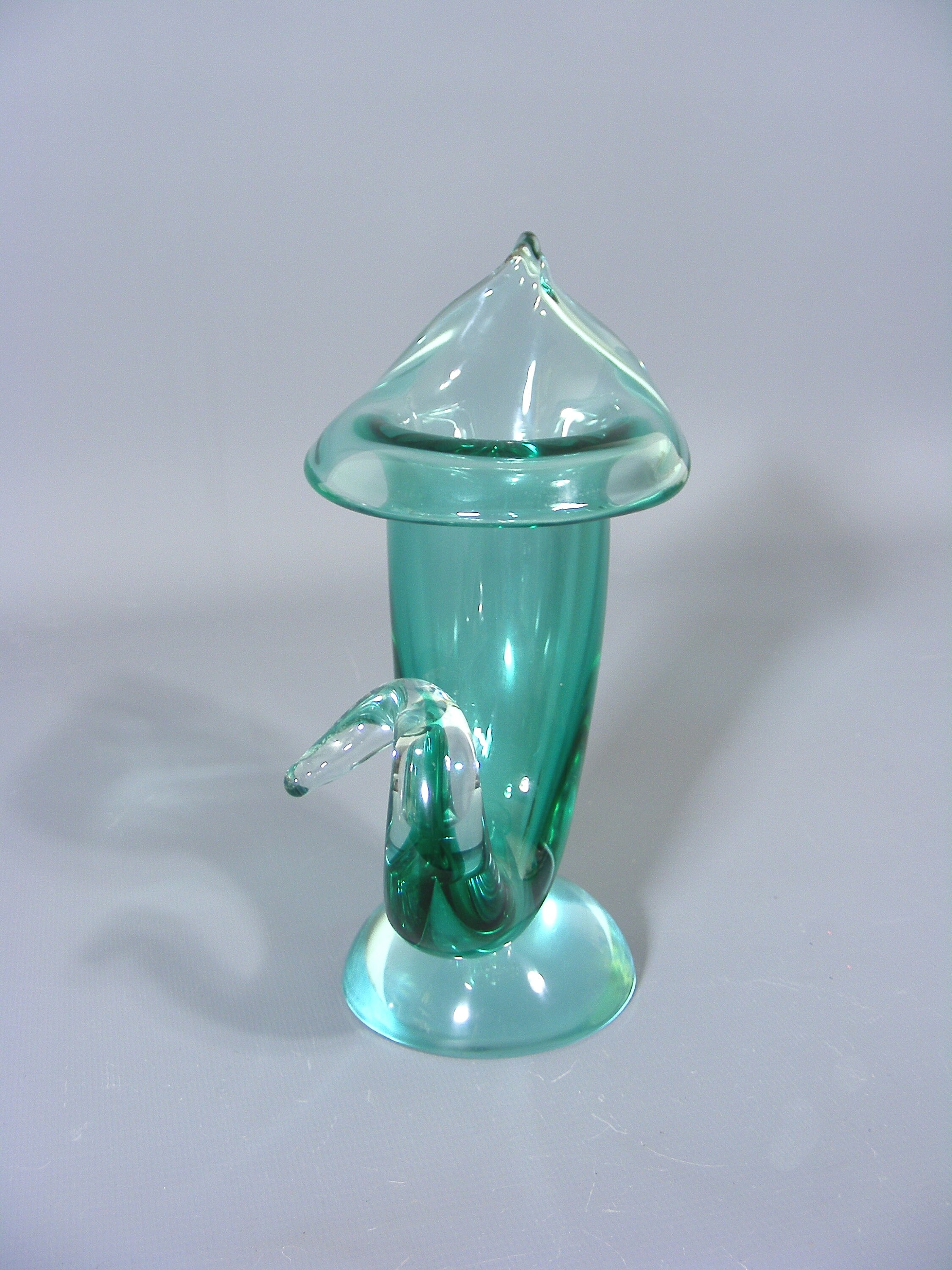 Murano Glass Cornucopia Vase Art Glass Vase Archimede Etsy