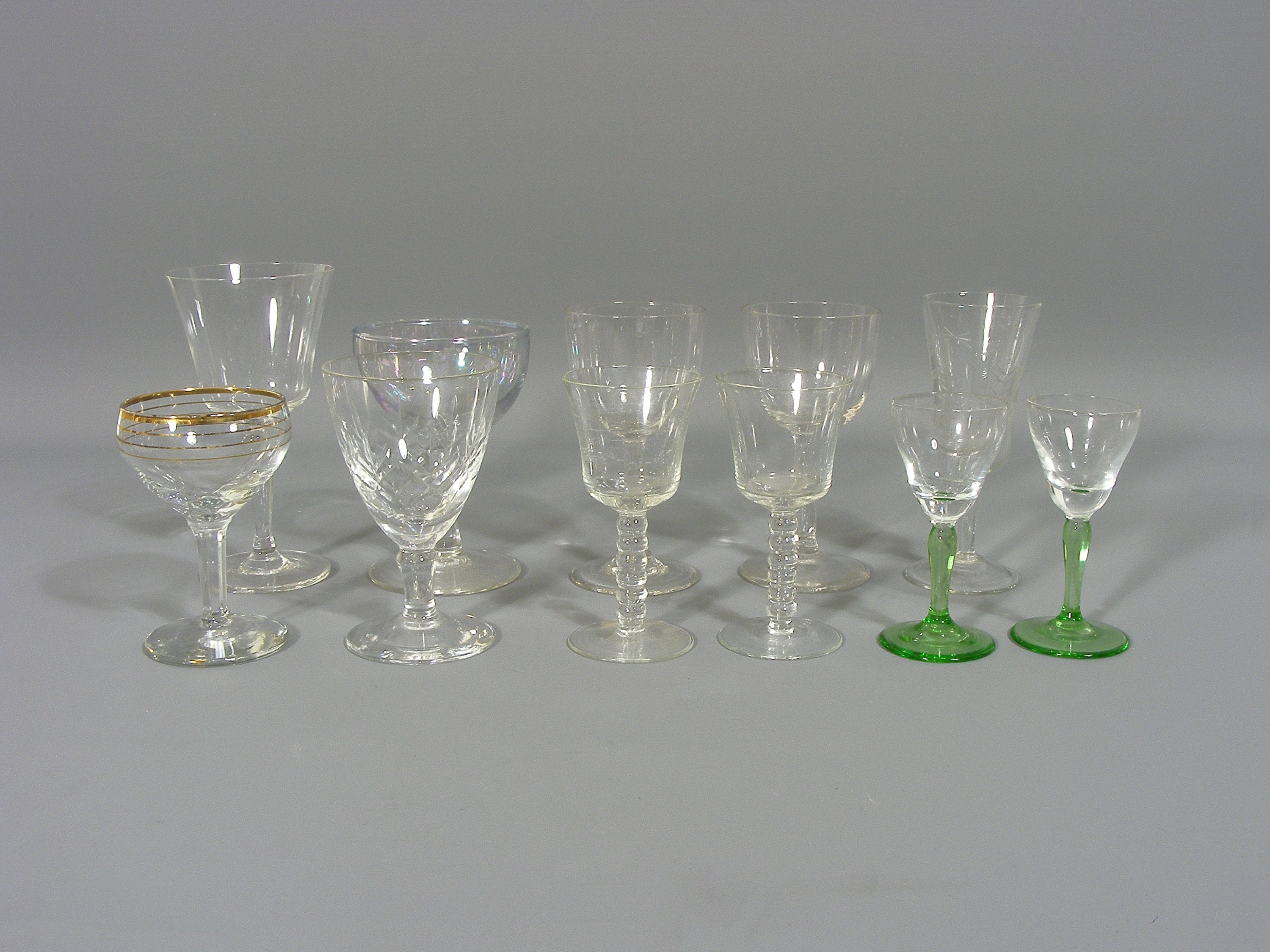 Selection of Vintage Liqueur Glasses Cordial Glasses. Etsy UK
