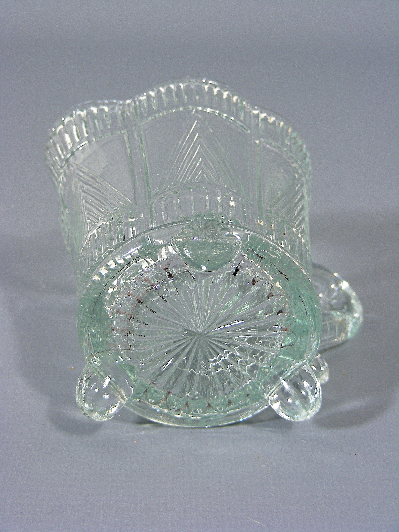 Sowerby Glass Milk Jug Small Cream Jug Pressed Glass Jug Etsy