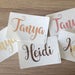 Foiled Name - Choose your font and foil colour!