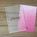 Classic Happy Planner TM (for use with) Vellum Foiled Name Dashboard - Ombre Watercolour - Choose your font!