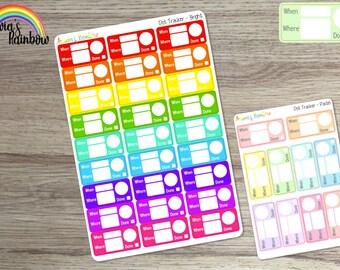 Dot Tracker Planner Stickers