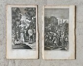 Antique Engravings by Fourdrinier of Roman Scenes, 8 total, Ca 1720.