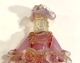 Murano Glass Figure, Barovier & Toso, Ca: 1960s.