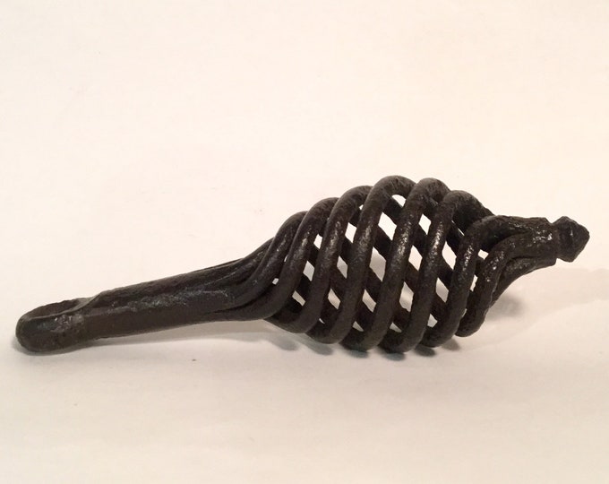 Plumb Bob or Fireplace Damper Pull Antique Wrought Iron Ca Etsy