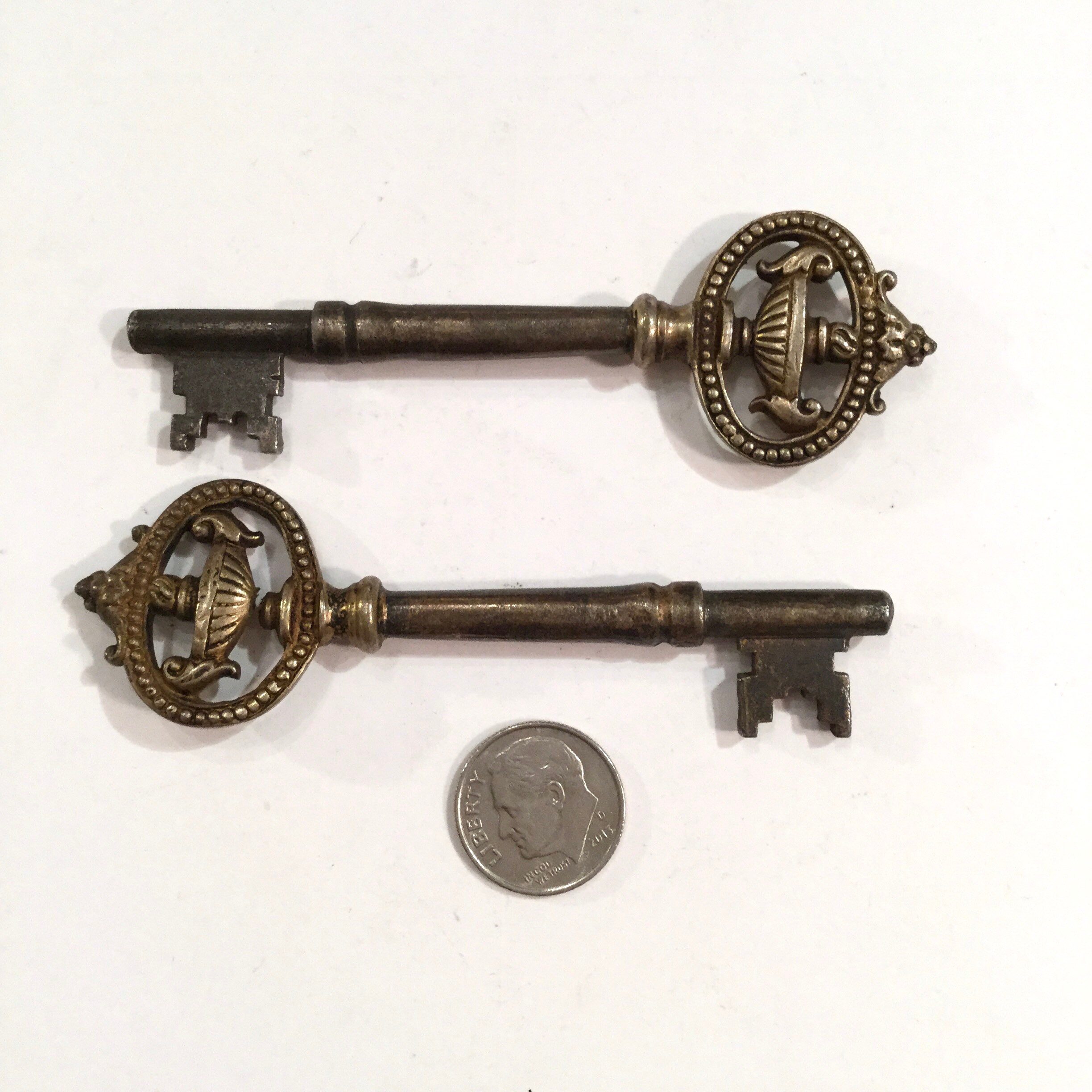 Antique Bronze Keys Bronze Urns Furniture Keys Pair Ca Etsy