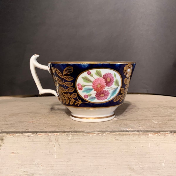 Porcelain Machin Tea Cup with Passionflowers, Ca: 1820.