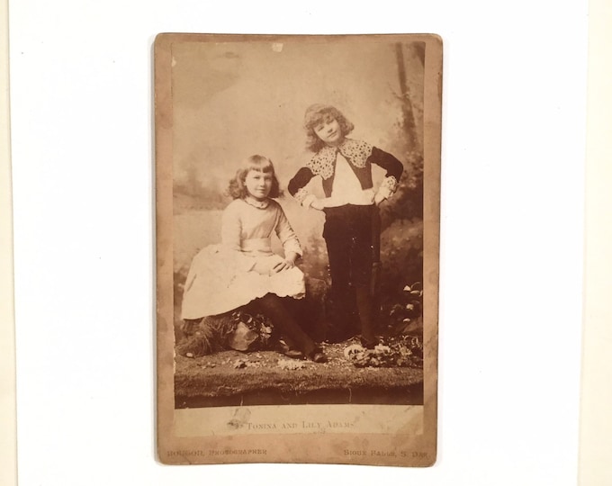 Tonina and Lily Adams Circus Sideshow Performers Cabinet Card - Etsy