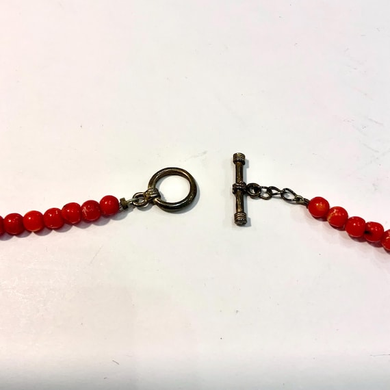 Vintage Chinese Export Necklace, Mixed Beads, Jade, Cinnabar