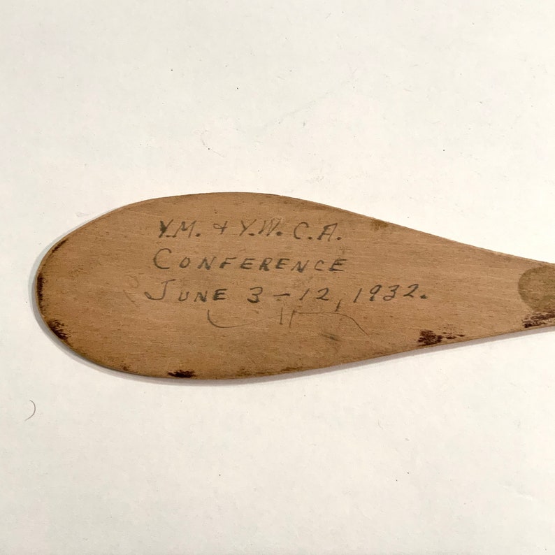 Miniature Canoe Paddle YMCA Souvenir Hollister Missouri Etsy