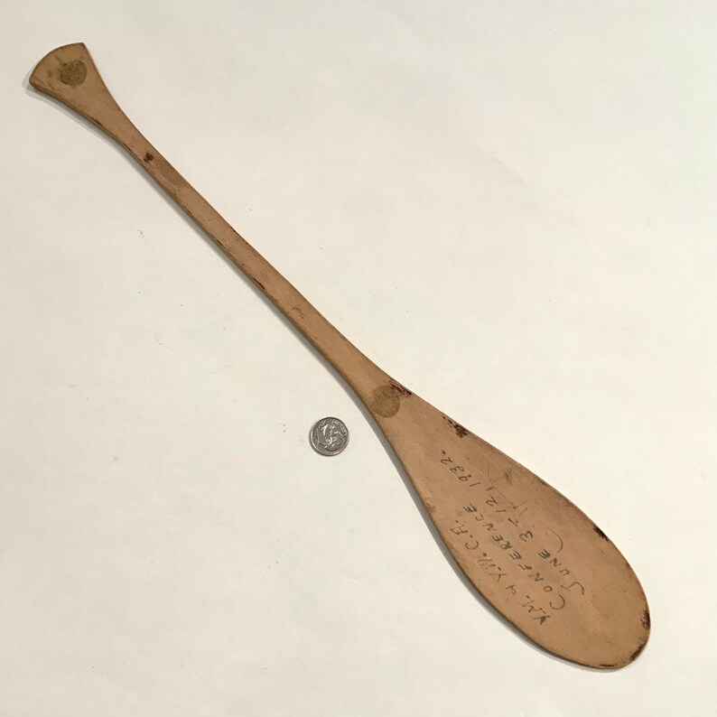 Miniature Canoe Paddle YMCA Souvenir Hollister Missouri Etsy
