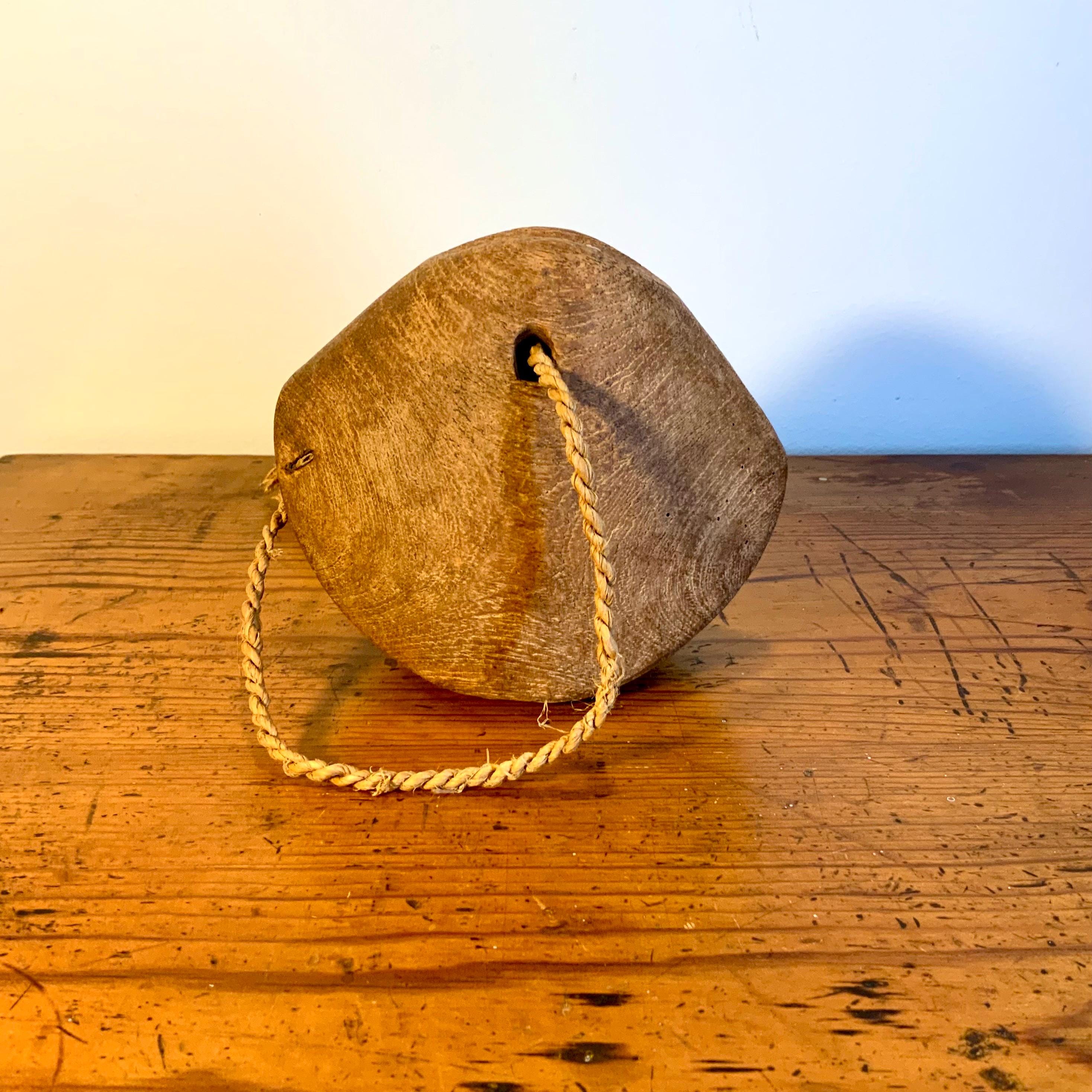 Vintage Wooden Cow Bell - Etsy