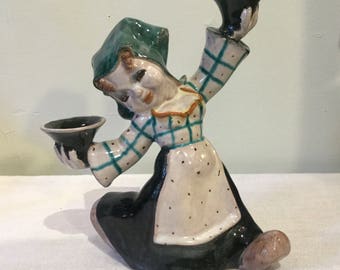 Walter Bosse Candle Holder, Anzengruber Keramic, Ca: 1950s.