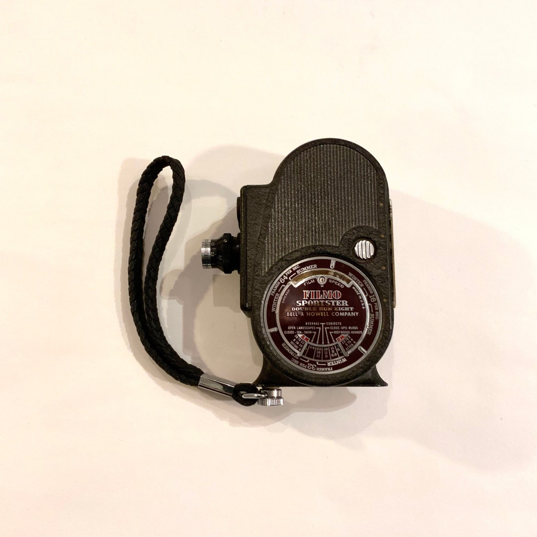 Bell & Howell Filmo Double Eight 本体 Bell & Howell Co. Filmo Sportster Double Run Eight Camera. - Etsy