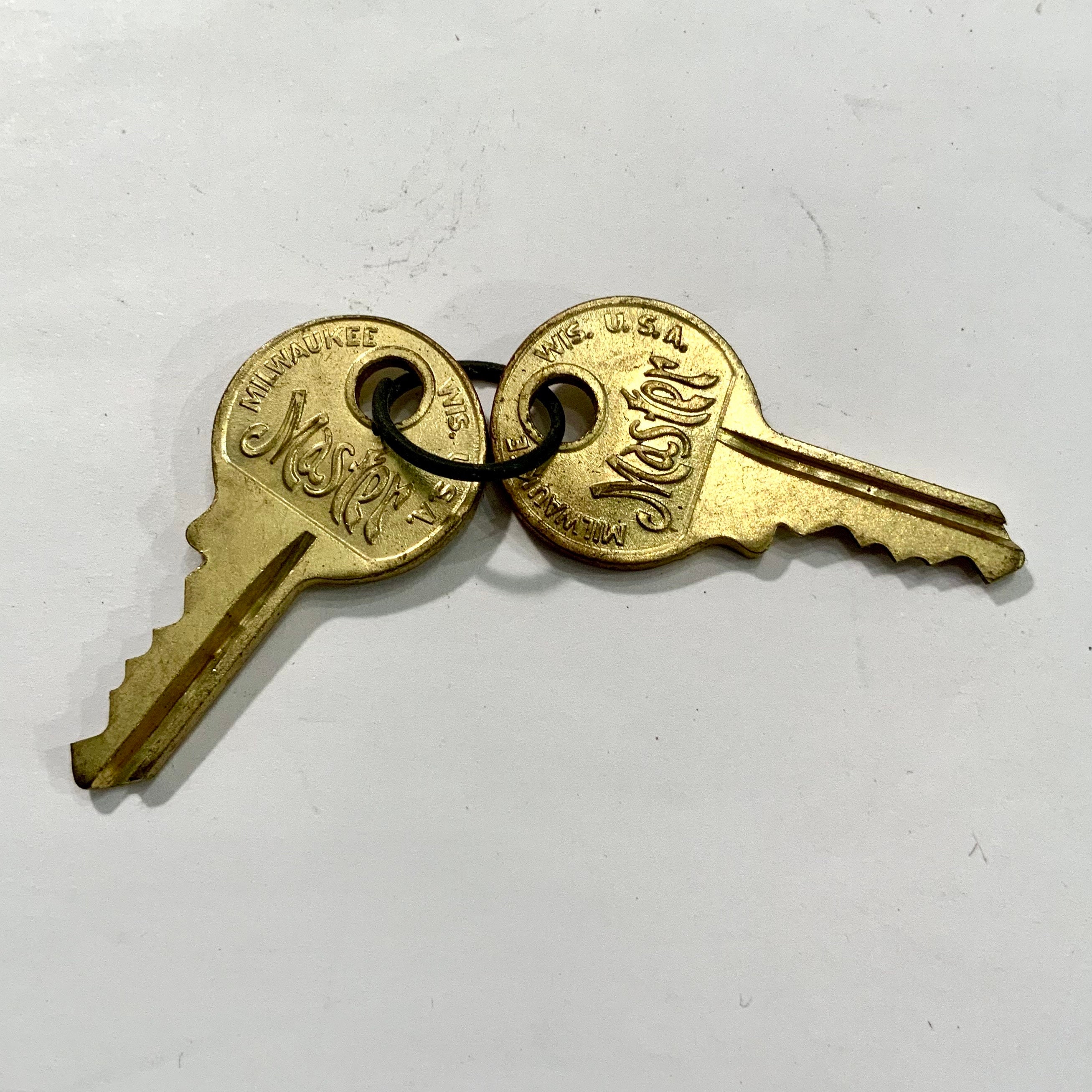 Huge Master Key Collection, 44 Old Store Stock Master Lock Keys 