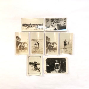 Beefcake and Bathing Beauties Photograph Collection, Vernacular Images, All 8, Ca: 1920s.