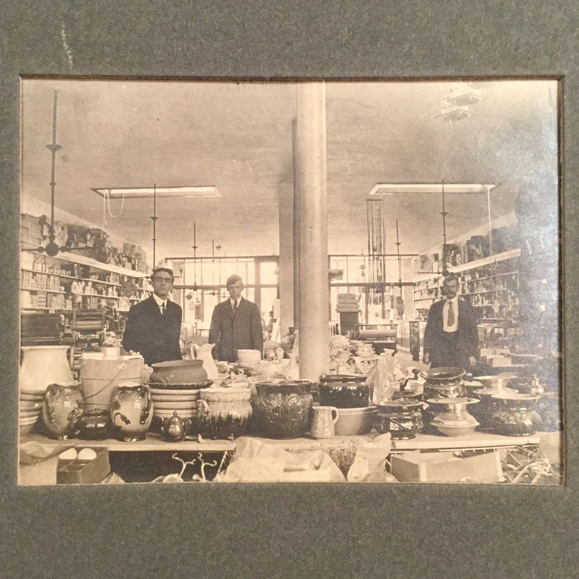 Pottery Store Photo Old Store Interior Photo Card Etsy