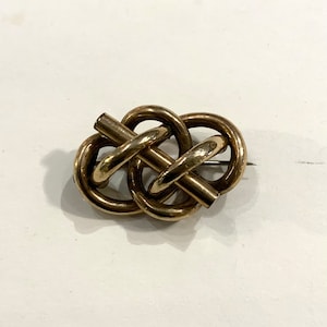 Victorian Brooch, Gold Filled Victorian Pin, Ca: 1880s.