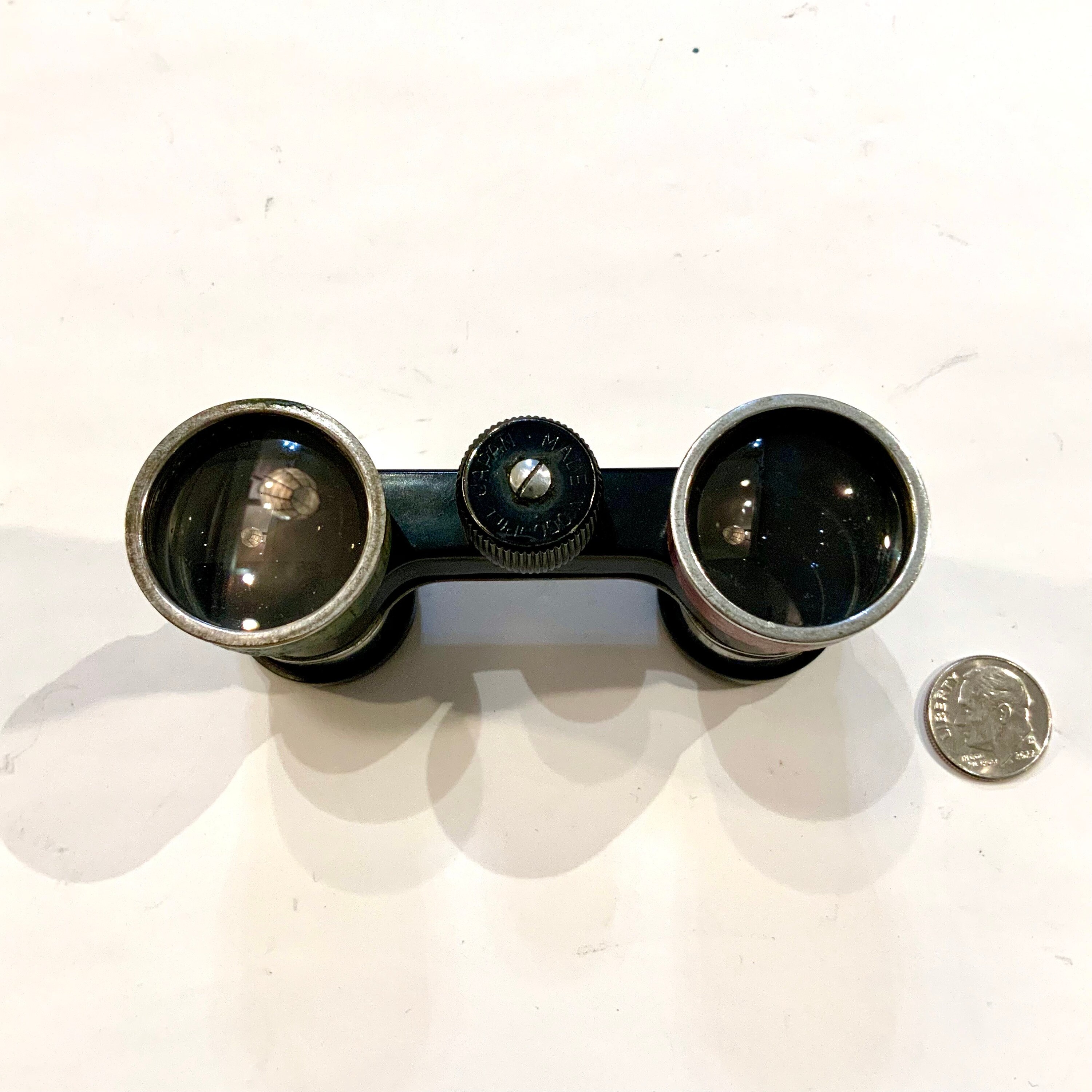Vintage Binoculars in Leather Case, Pride, Toko, 25X, Ca