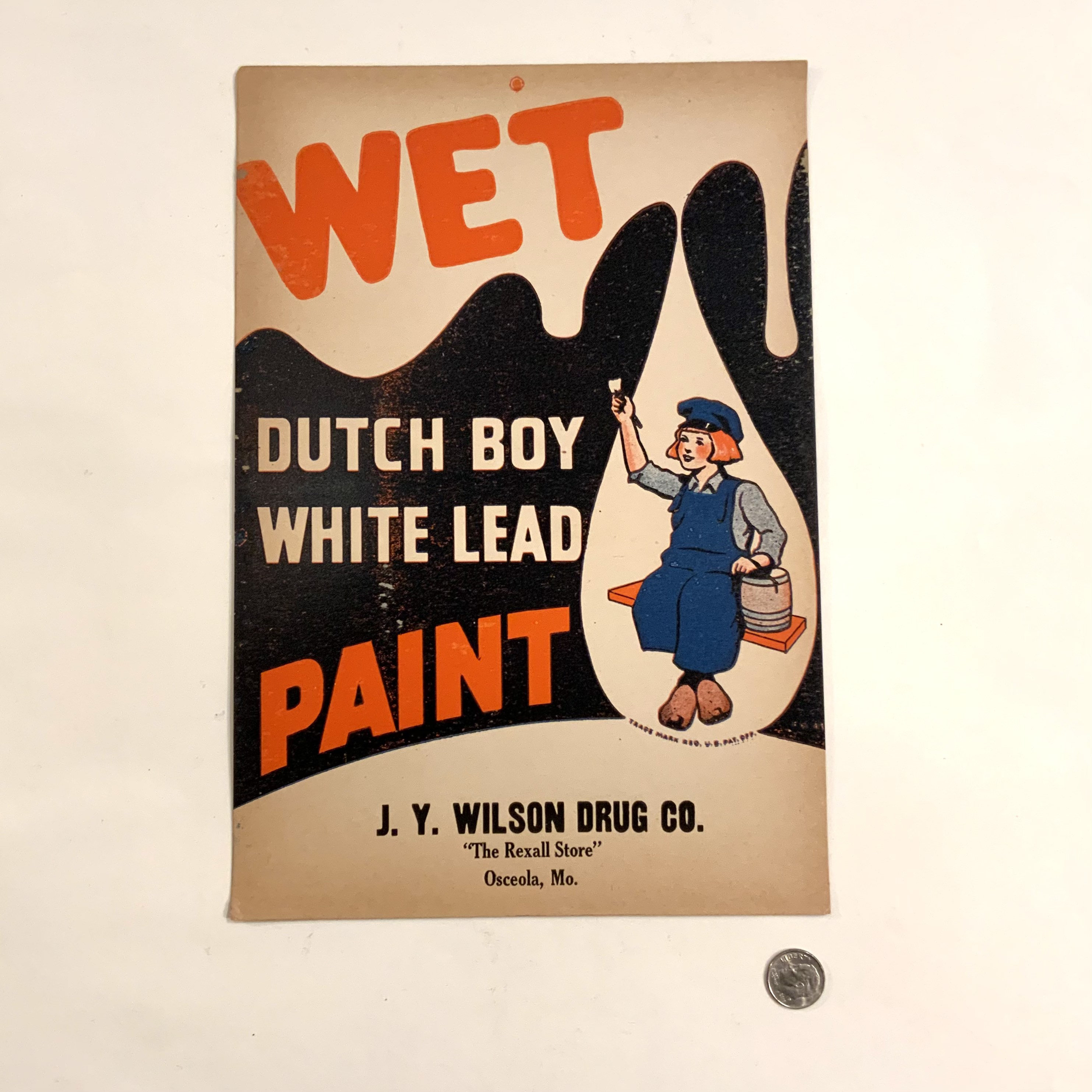 レア Dutch Boy Paints ダッチボーイ 看板