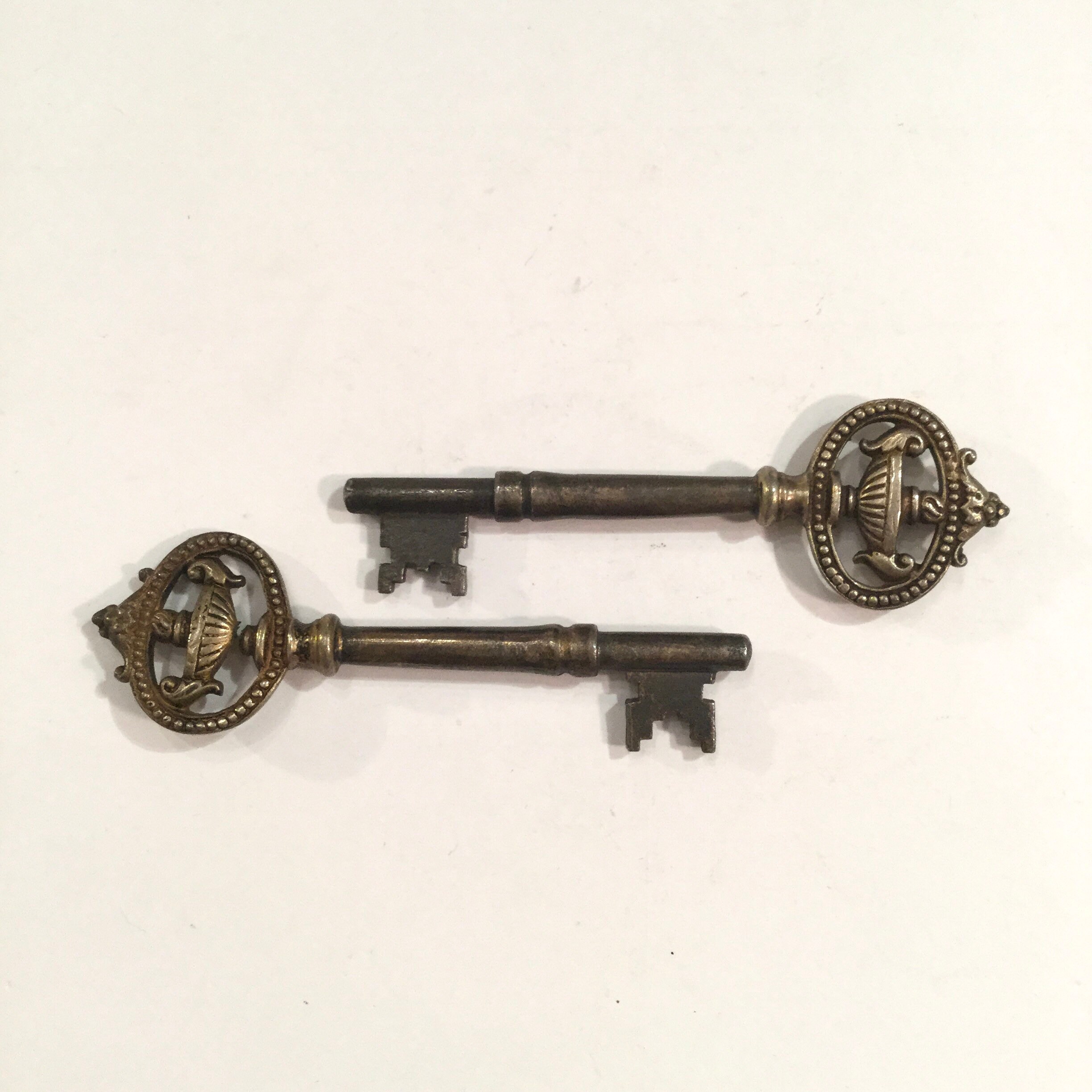 Antique Bronze Keys Bronze Urns Furniture Keys Pair Ca Etsy