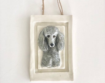 Custom Dog Gift  Dog Portrait  Dog Plaque  New Pet Gift  Dog Memorial  Dog Sculpture  Dog Memorial  Pet Gift  Pet Loss Gift  Pet Memorial