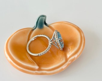 Mini Pumpkin Ring Dish Autumn Kitchen Decor Sink Ring Holder Dish For Ring Daughter Fall College Gift Autumn Pumpkin Ring Holder Kitchen