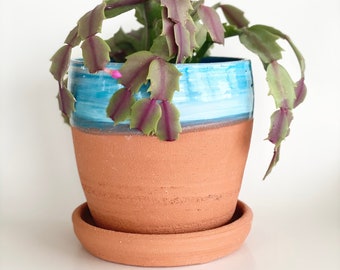 Terra Cotta Planter, Terracotta Pot, Planter with Drainage, Southwest Decor, Southwest Style, Terracotta Plant, Outdoor Garden, Flower Pot
