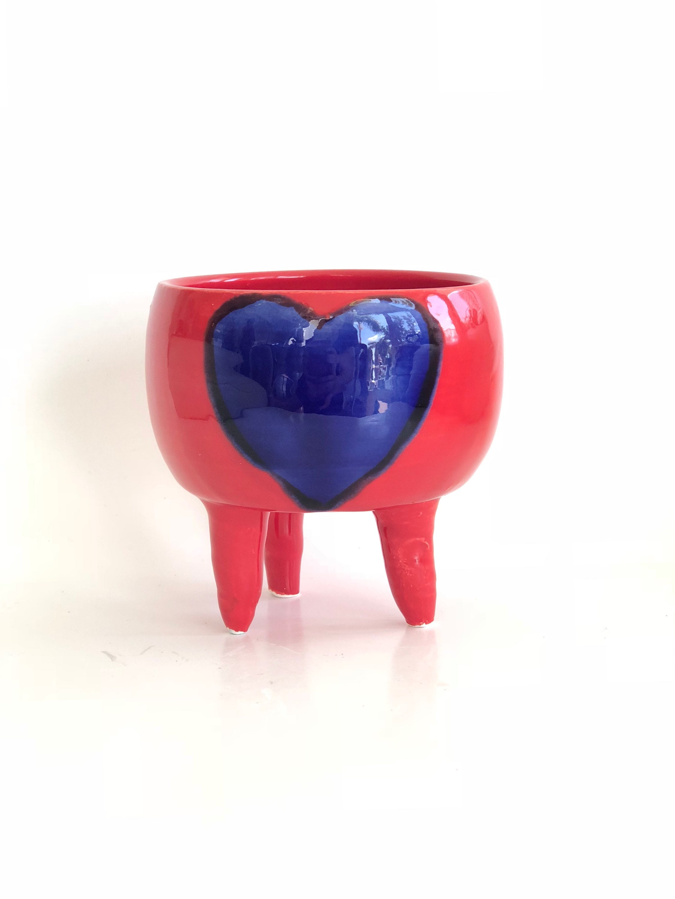 Heart Planter Pot Handmade Plant Pots Heart Pot Cute Pot Etsy