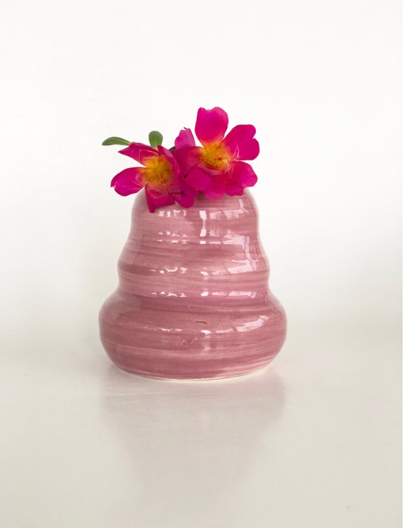 Small Flower Vase Bud Vase Cute Vase Pretty Vase Boho Etsy