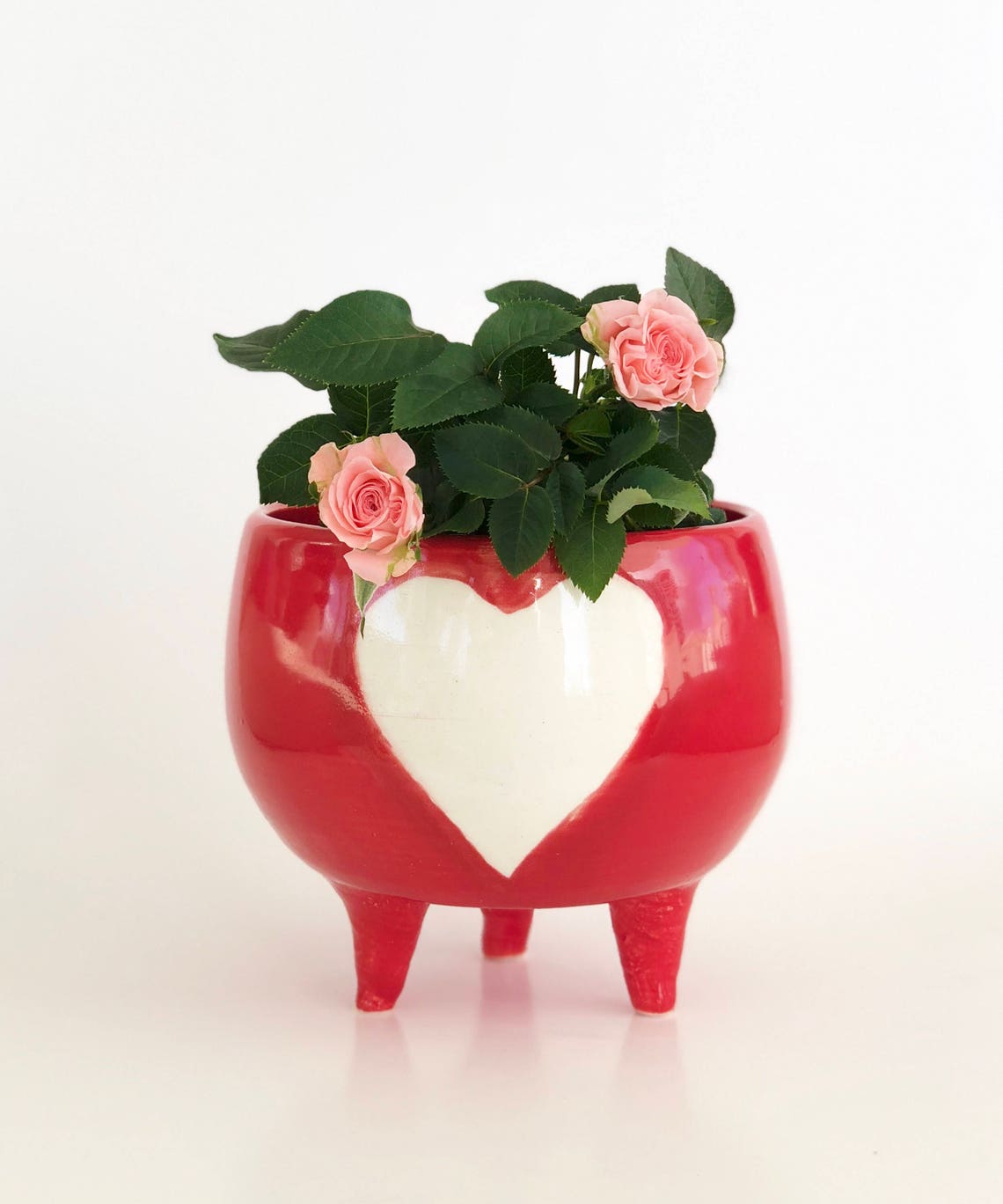 Heart Planter Pot Handmade Plant Pots Heart Pot Cute Pot Etsy