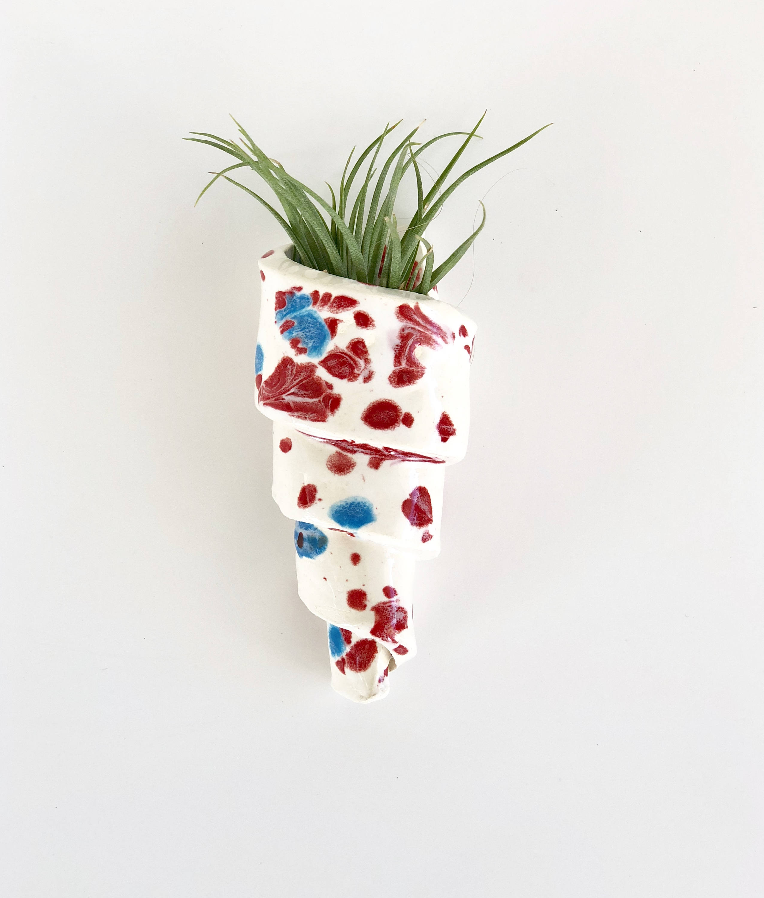 Air Plant Display, Air Holder, Hanging Colorful Ceramic Planters, Creative Planter