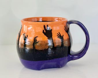 Spooky Halloween Coffee Mug Gothic Gift Coffee Lover Goth Birthday Coffee Bar Mug Gift Home Coffee Station Gothic Kitchen Decor Goth Home