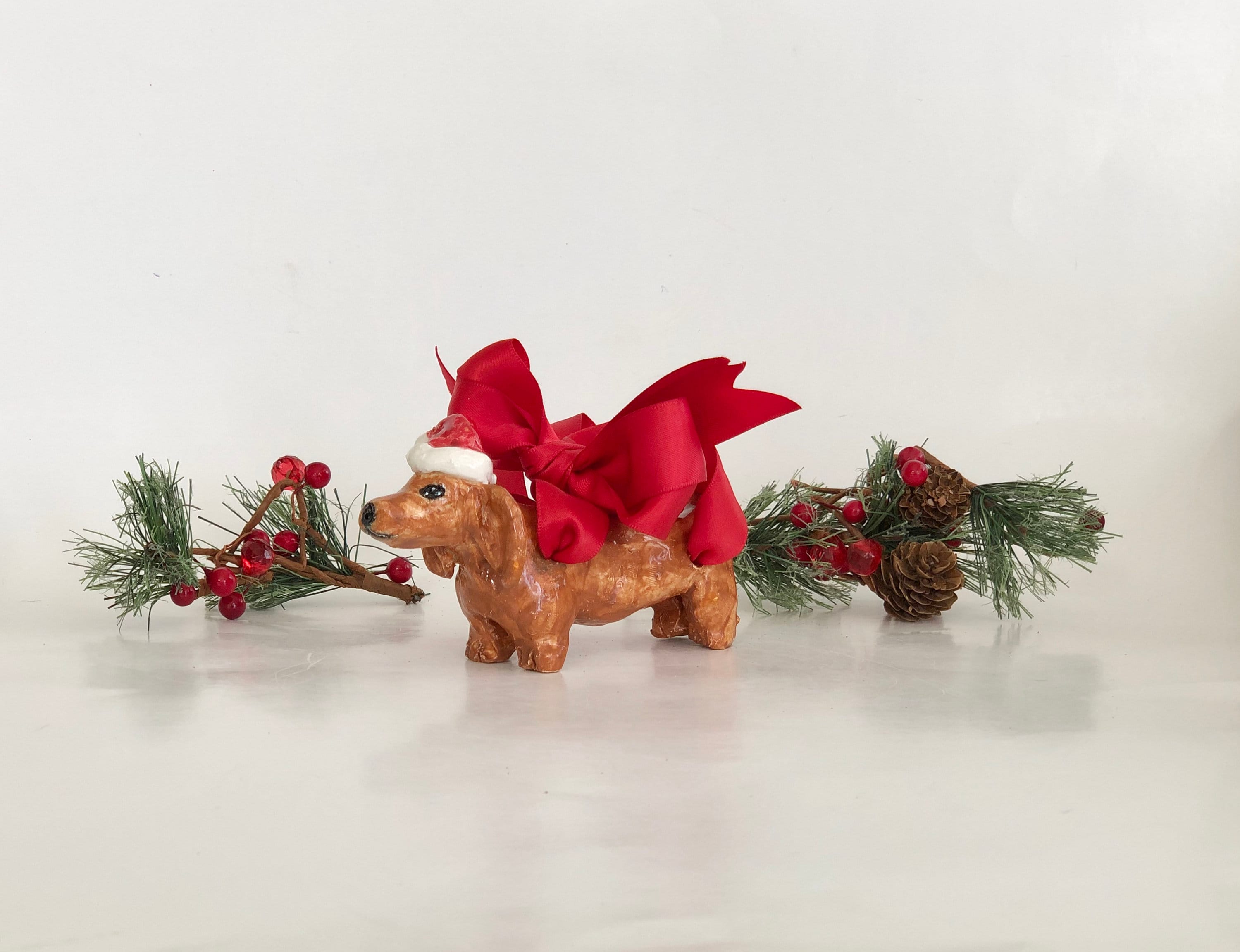 Dachshund Christmas Ornament Handmade