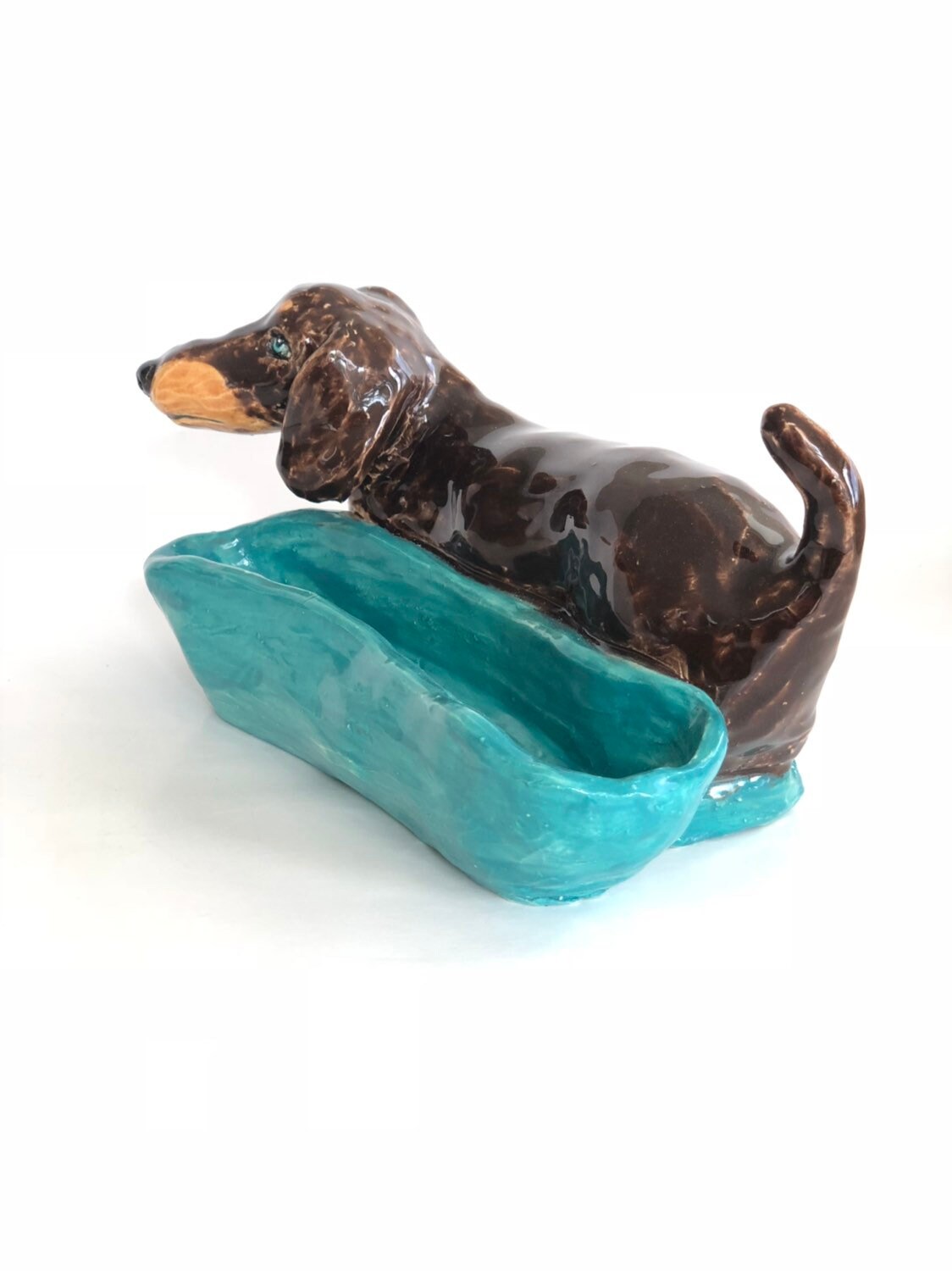 Dachshund Sugar/Tea Packet Holder