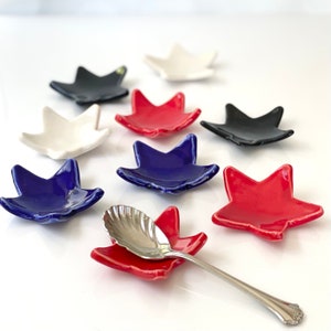 Red White and Blue Star Teaspoon Rest Teaspoon Rest For July 4th Coffee Station image 1