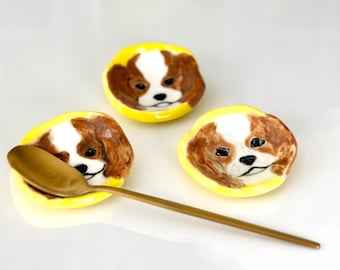 Spoon Rest Coffee Teaspoon Rest King Charles Spaniel Gift Teaspoon Rest Spaniel Mom Coffee Gift Rest Spoon Holder Coffee Bar Station Dog Mom