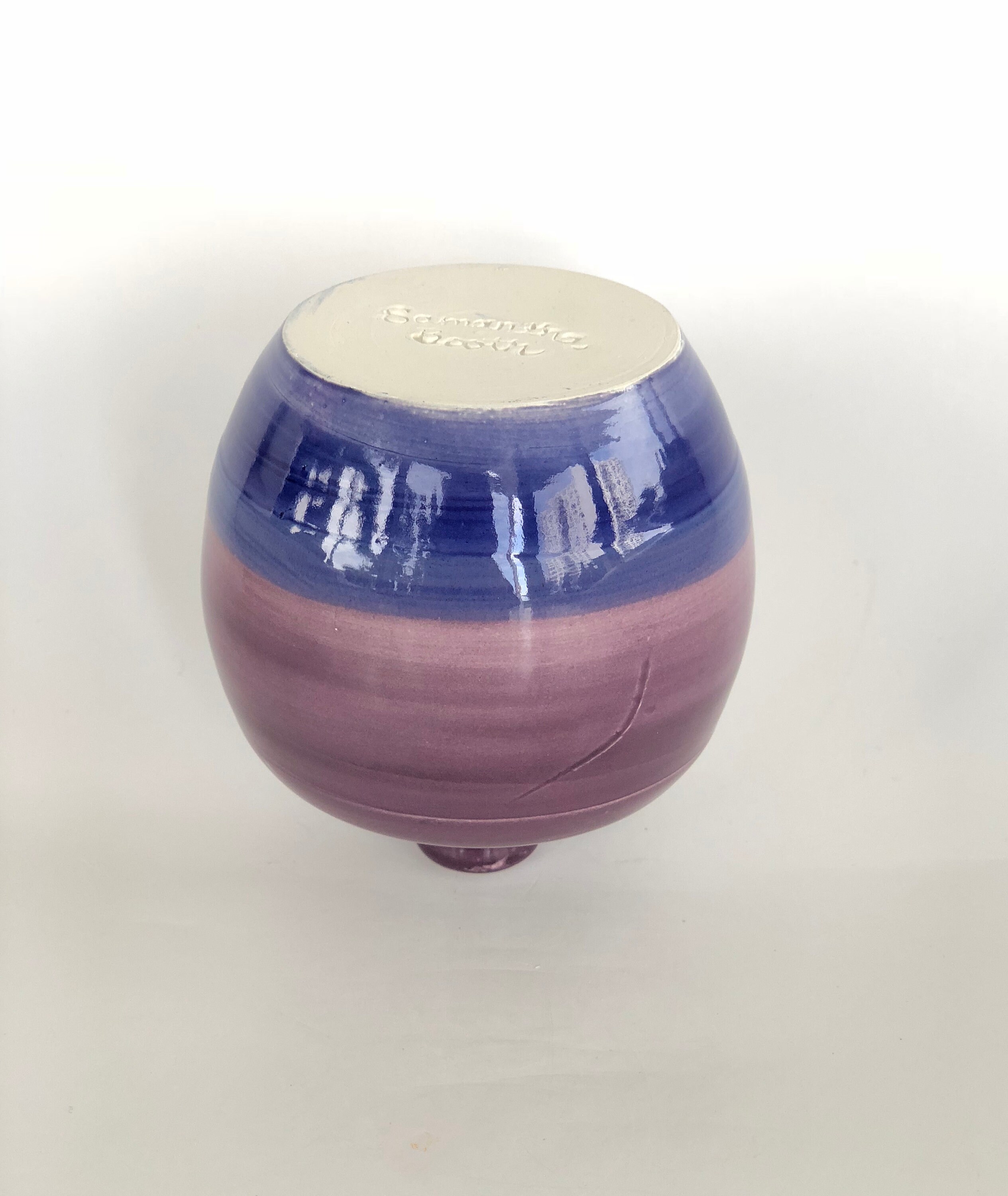 Small Purple Flower Vase
