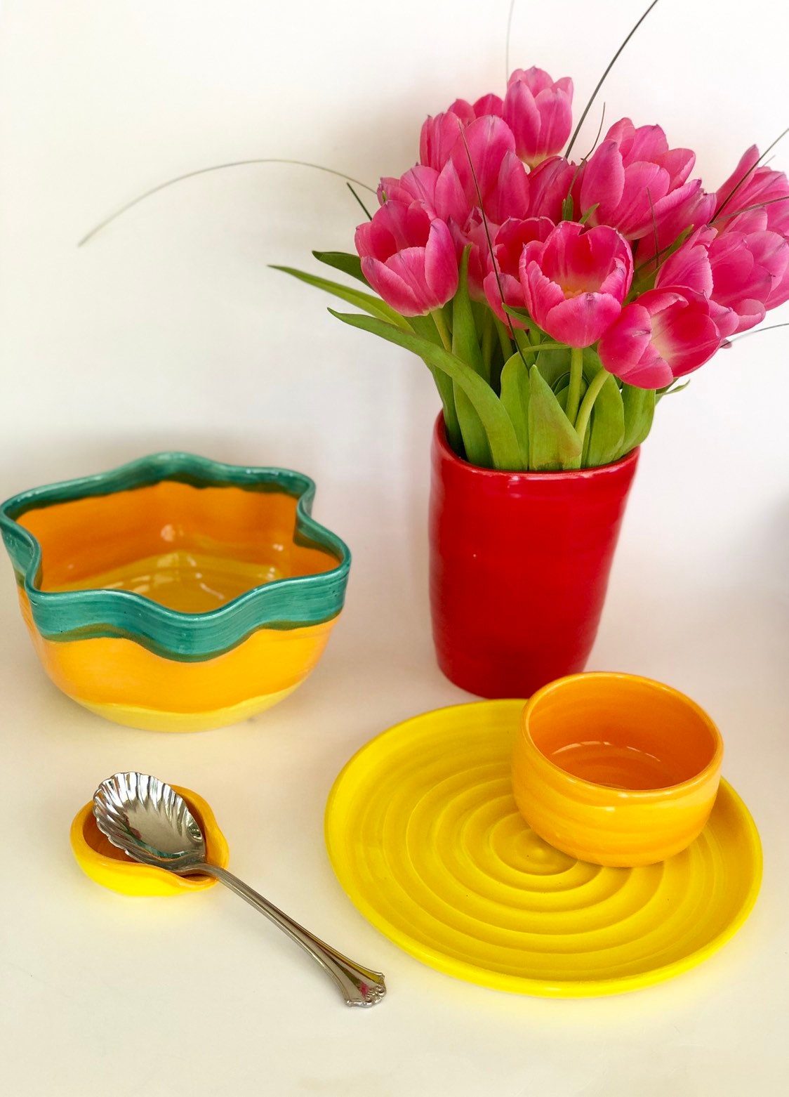 Coffee Spoon Rest, Teaspoon Rest, Spoon Rest, Tea Spoon Holder, Spoon